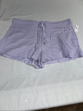 GAP Lavender Drawstring Lounge Shorts